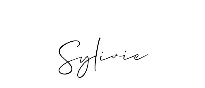 Allison_Script is a professional signature style that is perfect for those who want to add a touch of class to their signature. It is also a great choice for those who want to make their signature more unique. Get Sylivie name to fancy signature for free. Sylivie signature style 2 images and pictures png