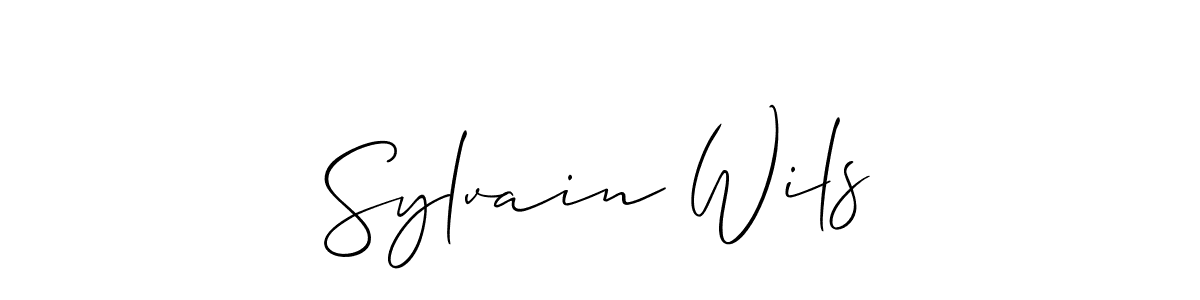 Make a beautiful signature design for name Sylvain Wils. Use this online signature maker to create a handwritten signature for free. Sylvain Wils signature style 2 images and pictures png
