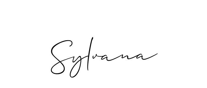 Also we have Sylvana name is the best signature style. Create professional handwritten signature collection using Allison_Script autograph style. Sylvana signature style 2 images and pictures png