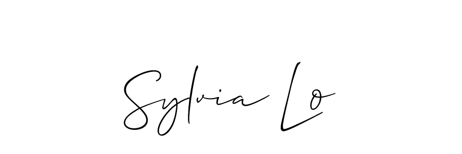 Sylvia Lo stylish signature style. Best Handwritten Sign (Allison_Script) for my name. Handwritten Signature Collection Ideas for my name Sylvia Lo. Sylvia Lo signature style 2 images and pictures png