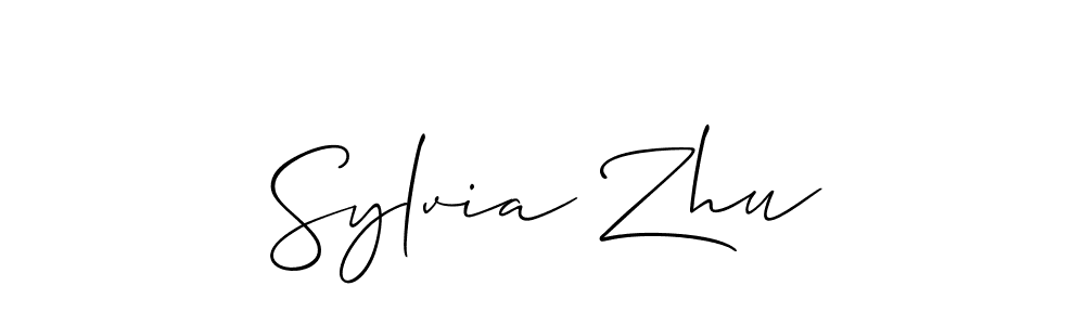Similarly Allison_Script is the best handwritten signature design. Signature creator online .You can use it as an online autograph creator for name Sylvia Zhu. Sylvia Zhu signature style 2 images and pictures png