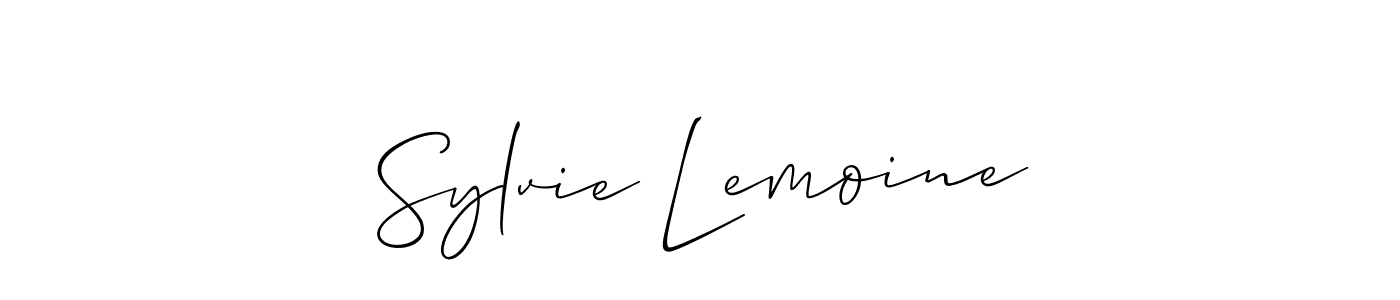 How to Draw Sylvie Lemoine signature style? Allison_Script is a latest design signature styles for name Sylvie Lemoine. Sylvie Lemoine signature style 2 images and pictures png