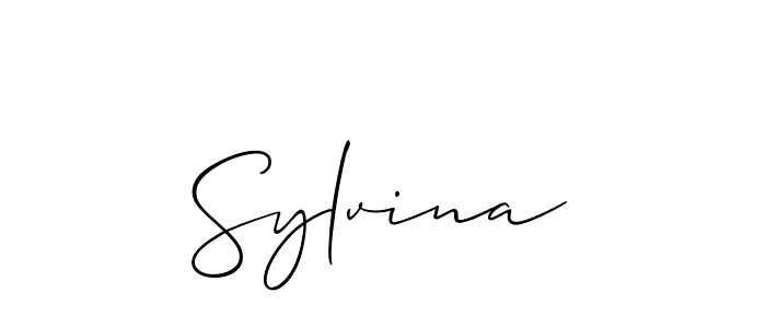 Once you've used our free online signature maker to create your best signature Allison_Script style, it's time to enjoy all of the benefits that Sylvina name signing documents. Sylvina signature style 2 images and pictures png