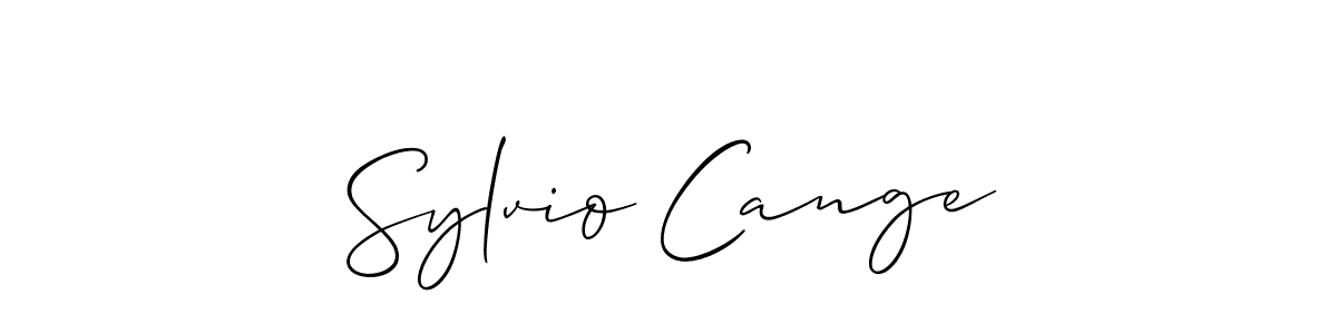 Best and Professional Signature Style for Sylvio Cange. Allison_Script Best Signature Style Collection. Sylvio Cange signature style 2 images and pictures png