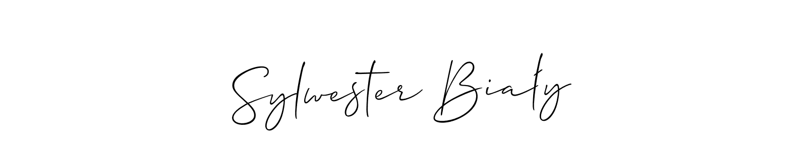 How to Draw Sylwester Biały signature style? Allison_Script is a latest design signature styles for name Sylwester Biały. Sylwester Biały signature style 2 images and pictures png