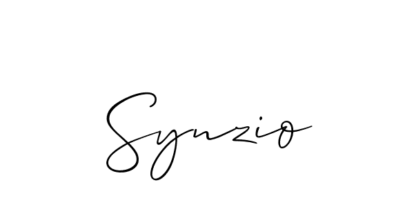Also we have Synzio name is the best signature style. Create professional handwritten signature collection using Allison_Script autograph style. Synzio signature style 2 images and pictures png