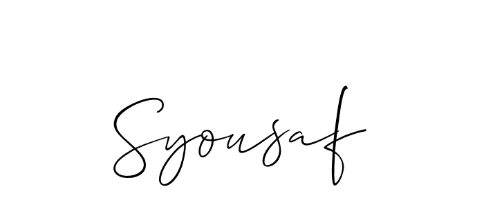 Once you've used our free online signature maker to create your best signature Allison_Script style, it's time to enjoy all of the benefits that Syousaf name signing documents. Syousaf signature style 2 images and pictures png