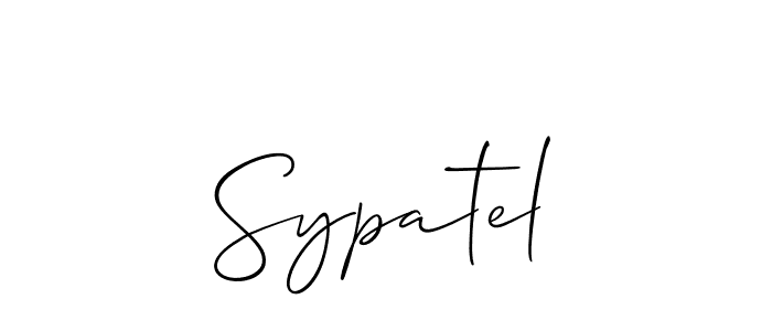 This is the best signature style for the Sypatel name. Also you like these signature font (Allison_Script). Mix name signature. Sypatel signature style 2 images and pictures png