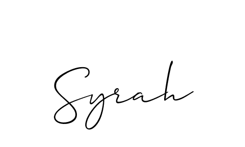 Make a beautiful signature design for name Syrah. Use this online signature maker to create a handwritten signature for free. Syrah signature style 2 images and pictures png