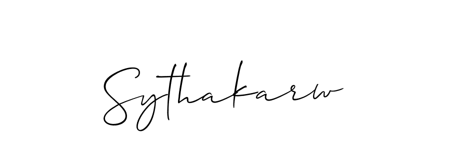 if you are searching for the best signature style for your name Sythakarw. so please give up your signature search. here we have designed multiple signature styles  using Allison_Script. Sythakarw signature style 2 images and pictures png