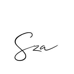 The best way (Allison_Script) to make a short signature is to pick only two or three words in your name. The name Sza include a total of six letters. For converting this name. Sza signature style 2 images and pictures png