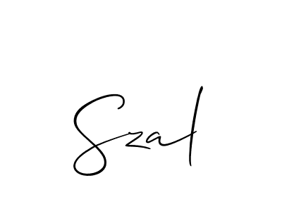 Check out images of Autograph of Szal name. Actor Szal Signature Style. Allison_Script is a professional sign style online. Szal signature style 2 images and pictures png