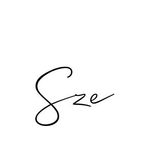 Allison_Script is a professional signature style that is perfect for those who want to add a touch of class to their signature. It is also a great choice for those who want to make their signature more unique. Get Sze name to fancy signature for free. Sze signature style 2 images and pictures png