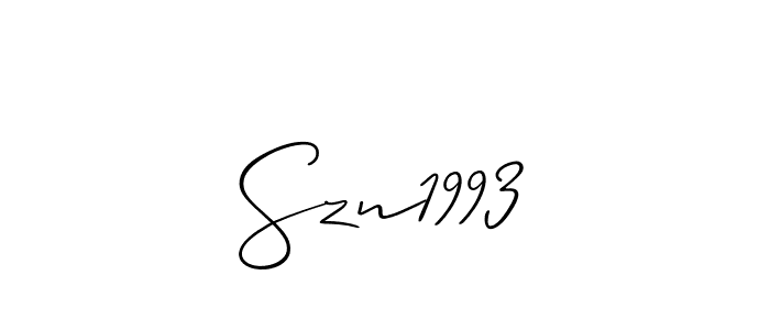 Make a beautiful signature design for name Szn1993. Use this online signature maker to create a handwritten signature for free. Szn1993 signature style 2 images and pictures png