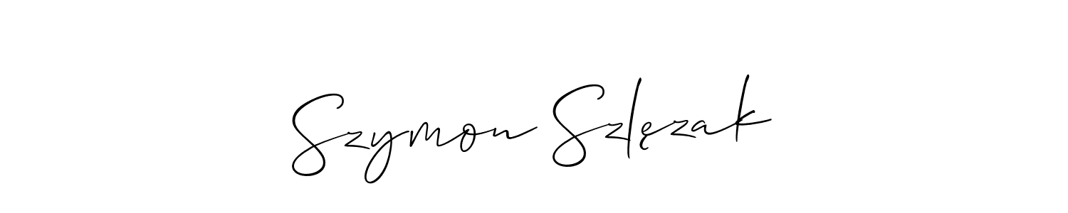 Here are the top 10 professional signature styles for the name Szymon Szlęzak. These are the best autograph styles you can use for your name. Szymon Szlęzak signature style 2 images and pictures png