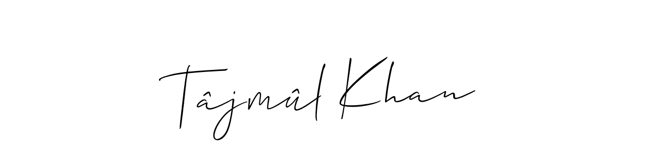 This is the best signature style for the Tâjmûl Khan name. Also you like these signature font (Allison_Script). Mix name signature. Tâjmûl Khan signature style 2 images and pictures png