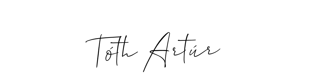 See photos of Tóth Artúr official signature by Spectra . Check more albums & portfolios. Read reviews & check more about Allison_Script font. Tóth Artúr signature style 2 images and pictures png
