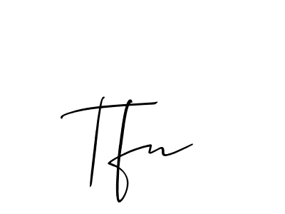 Also we have Tƒn name is the best signature style. Create professional handwritten signature collection using Allison_Script autograph style. Tƒn signature style 2 images and pictures png