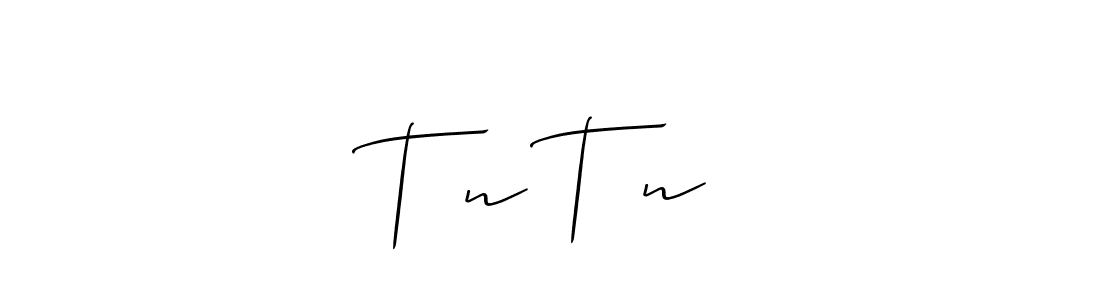 Design your own signature with our free online signature maker. With this signature software, you can create a handwritten (Allison_Script) signature for name Tứn Tứn. Tứn Tứn signature style 2 images and pictures png