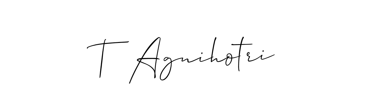 See photos of T  Agnihotri official signature by Spectra . Check more albums & portfolios. Read reviews & check more about Allison_Script font. T  Agnihotri signature style 2 images and pictures png