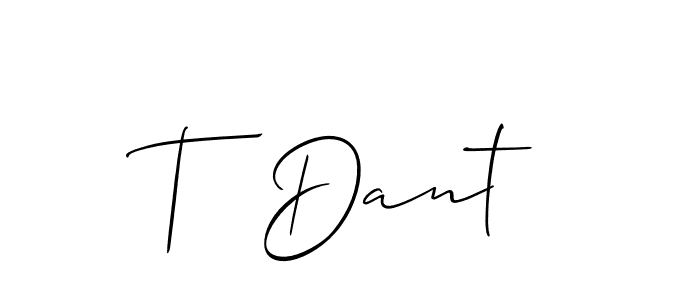 Best and Professional Signature Style for T  Dant. Allison_Script Best Signature Style Collection. T  Dant signature style 2 images and pictures png