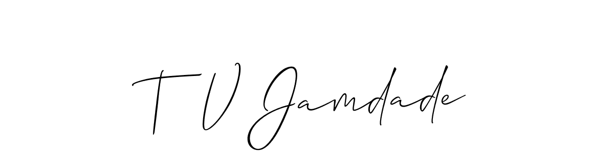 Check out images of Autograph of T  V Jamdade name. Actor T  V Jamdade Signature Style. Allison_Script is a professional sign style online. T  V Jamdade signature style 2 images and pictures png