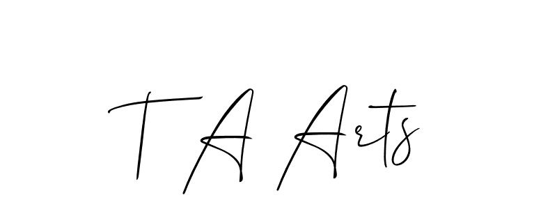 Here are the top 10 professional signature styles for the name T A Arts. These are the best autograph styles you can use for your name. T A Arts signature style 2 images and pictures png