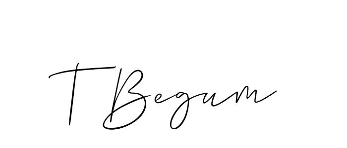 Similarly Allison_Script is the best handwritten signature design. Signature creator online .You can use it as an online autograph creator for name T Begum. T Begum signature style 2 images and pictures png