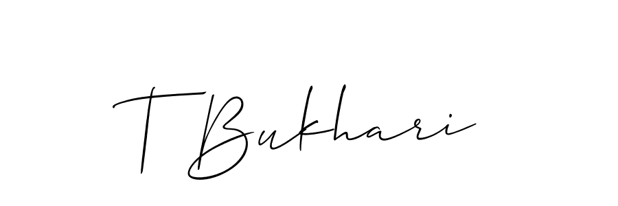 See photos of T Bukhari official signature by Spectra . Check more albums & portfolios. Read reviews & check more about Allison_Script font. T Bukhari signature style 2 images and pictures png