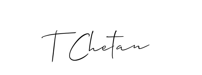 T Chetan stylish signature style. Best Handwritten Sign (Allison_Script) for my name. Handwritten Signature Collection Ideas for my name T Chetan. T Chetan signature style 2 images and pictures png