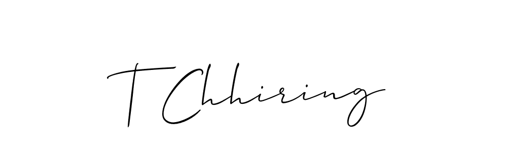 See photos of T Chhiring official signature by Spectra . Check more albums & portfolios. Read reviews & check more about Allison_Script font. T Chhiring signature style 2 images and pictures png