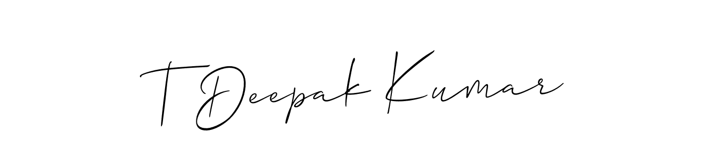 Here are the top 10 professional signature styles for the name T Deepak Kumar. These are the best autograph styles you can use for your name. T Deepak Kumar signature style 2 images and pictures png