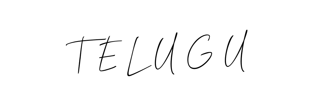 Once you've used our free online signature maker to create your best signature Allison_Script style, it's time to enjoy all of the benefits that T E L U G U name signing documents. T E L U G U signature style 2 images and pictures png