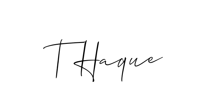 See photos of T Haque official signature by Spectra . Check more albums & portfolios. Read reviews & check more about Allison_Script font. T Haque signature style 2 images and pictures png