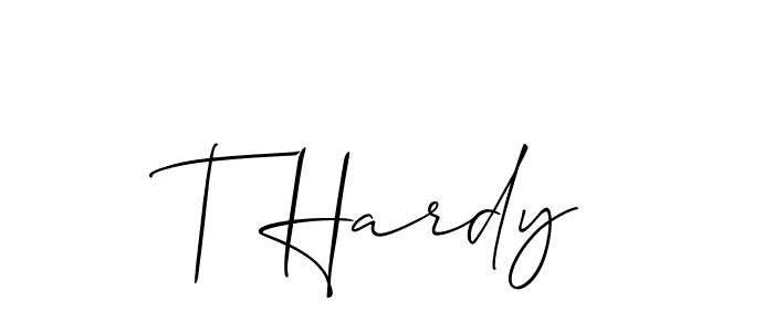 How to make T Hardy signature? Allison_Script is a professional autograph style. Create handwritten signature for T Hardy name. T Hardy signature style 2 images and pictures png