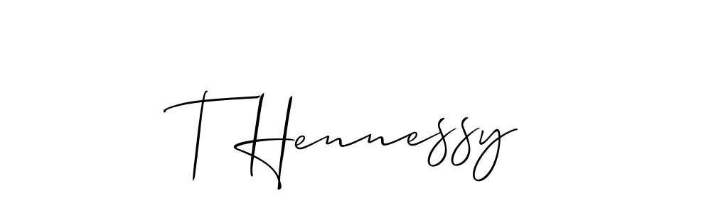 Best and Professional Signature Style for T Hennessy. Allison_Script Best Signature Style Collection. T Hennessy signature style 2 images and pictures png