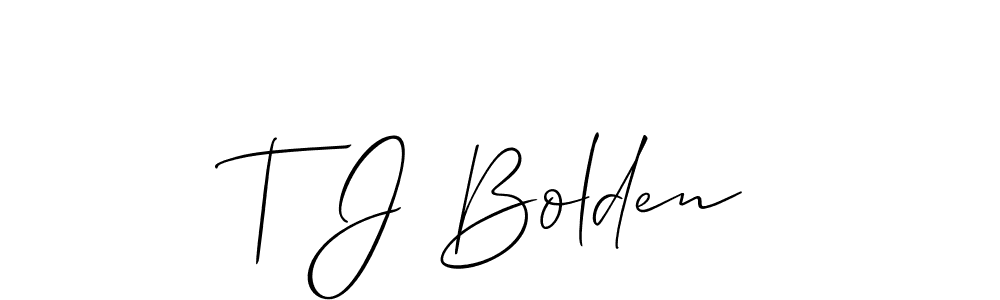 Best and Professional Signature Style for T J Bolden. Allison_Script Best Signature Style Collection. T J Bolden signature style 2 images and pictures png