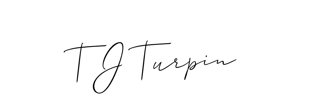 This is the best signature style for the T J Turpin name. Also you like these signature font (Allison_Script). Mix name signature. T J Turpin signature style 2 images and pictures png