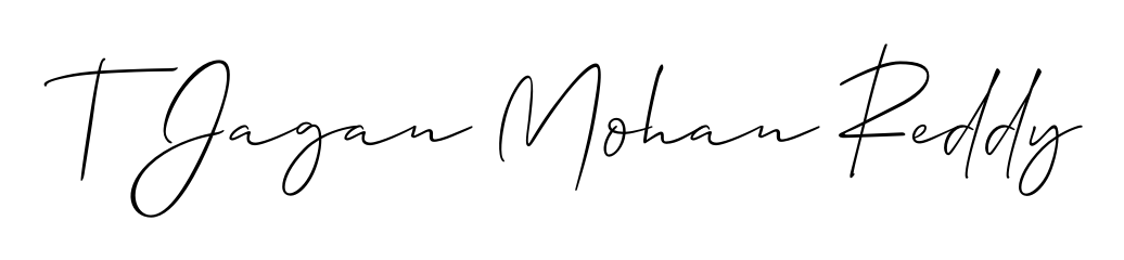 Transform the name T Jagan Mohan Reddy into a signature masterpiece using Allison_Script font. Ideal for photographers, artists, and creators looking for watermarks. T Jagan Mohan Reddy signature style 2 images and pictures png