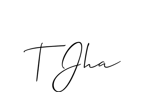 Here are the top 10 professional signature styles for the name T Jha. These are the best autograph styles you can use for your name. T Jha signature style 2 images and pictures png