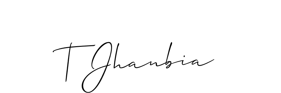 Check out images of Autograph of T Jhanbia name. Actor T Jhanbia Signature Style. Allison_Script is a professional sign style online. T Jhanbia signature style 2 images and pictures png