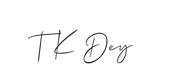 Check out images of Autograph of T K Dey name. Actor T K Dey Signature Style. Allison_Script is a professional sign style online. T K Dey signature style 2 images and pictures png