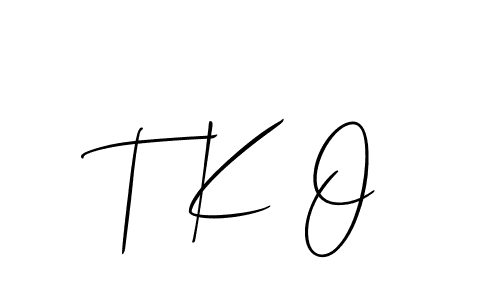 It looks lik you need a new signature style for name T K O. Design unique handwritten (Allison_Script) signature with our free signature maker in just a few clicks. T K O signature style 2 images and pictures png