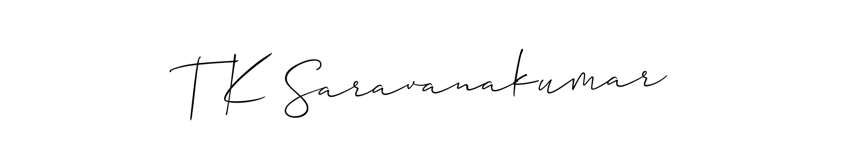 You can use this online signature creator to create a handwritten signature for the name T K Saravanakumar. This is the best online autograph maker. T K Saravanakumar signature style 2 images and pictures png