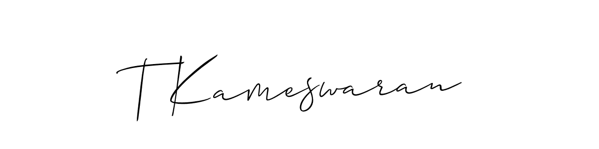 Here are the top 10 professional signature styles for the name T Kameswaran. These are the best autograph styles you can use for your name. T Kameswaran signature style 2 images and pictures png