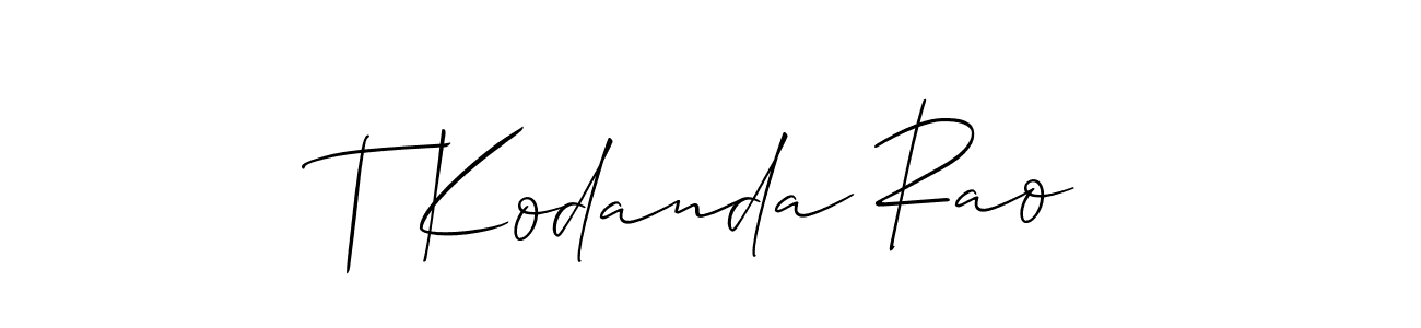 Check out images of Autograph of T Kodanda Rao name. Actor T Kodanda Rao Signature Style. Allison_Script is a professional sign style online. T Kodanda Rao signature style 2 images and pictures png