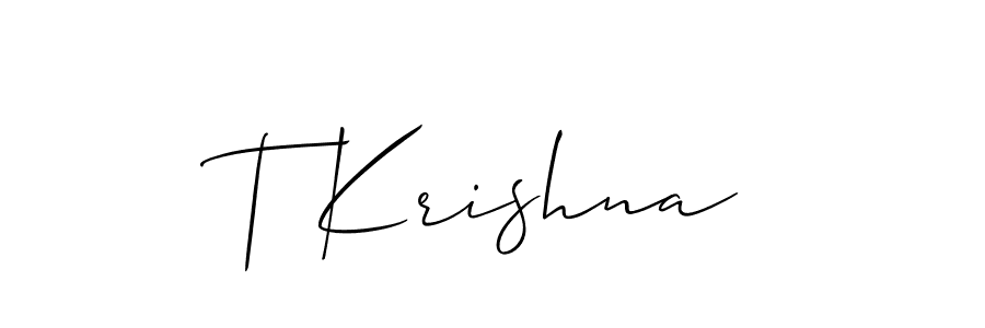 Here are the top 10 professional signature styles for the name T Krishna. These are the best autograph styles you can use for your name. T Krishna signature style 2 images and pictures png