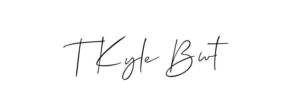 Similarly Allison_Script is the best handwritten signature design. Signature creator online .You can use it as an online autograph creator for name T Kyle Bwt. T Kyle Bwt signature style 2 images and pictures png