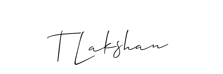 This is the best signature style for the T Lakshan name. Also you like these signature font (Allison_Script). Mix name signature. T Lakshan signature style 2 images and pictures png