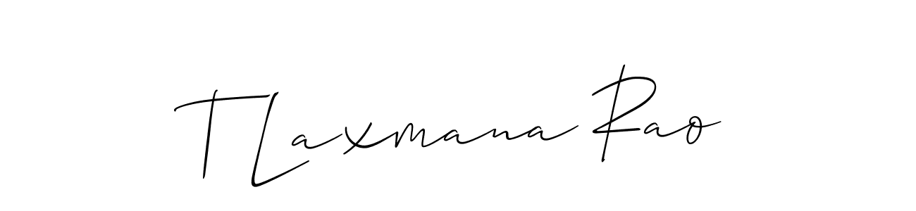 Best and Professional Signature Style for T Laxmana Rao. Allison_Script Best Signature Style Collection. T Laxmana Rao signature style 2 images and pictures png
